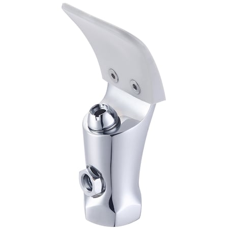 Central Brass Single Hole Drinking Faucet-Head w/ Anti-Microbial Flexible Mouth Guard 3/8in IPS-Female 10377